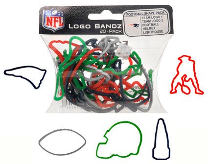 Forever Collectibles NFL New England Patriots Logo Bandz 2nd Version
