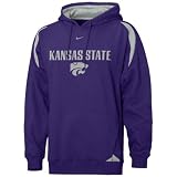 Nike Kansas State Wildcats Purple Youth Pass Rush Hoody Sweatshirt
