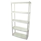 Plano Molding 909 Five-Shelves Decorative Shelving, White