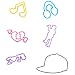 Silly Bandz Shaped Rubber Bands Bracelets 24Pack Justin Bieber