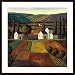 On the Fields of Wisdom II by Oleg Koulikov 26.00X32.00 Framed with Black Wood Frame