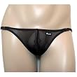 Groovin' Adjustable Mesh Bikini Brief - Black