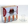 Tee Glas Teeglas T�rkische Teegl�ser & Untersetzer 12'er Set Silvana