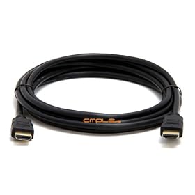 Cmple - HDMI Cable with Ethernet Support 10.2Gbps -10 FT