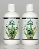 Naturessunshine Aloe Vera Gel Skin Moisturiser from Pure Aloe Vera Plant Juice 8 fl. oz (Pack of 2)