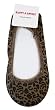 Happy & Lovely Fashion Slip-on Toe Cover Slippers Socks - Brown Leopard