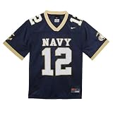 Navy Midshipmen Nike Youth #12 Replica Football Jersey