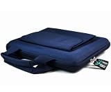 ULTIMATEADDONS Blue Hard EVA Briefcase Style Bag for TOSHIBA SDP93 9" Portable DVD Player's
