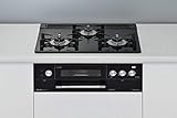リンナイ ビルトインガスコンロ DELICIAデリシアRHS31W15G11R3-BW ダブルワイド火力バーナー ガラストップ【プロパンガス（LPG）用】