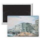 The Hermitage Theatre as Seen from the.. - 3x2 inch Fridge Magnet - large magnetic button - Magnet