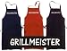 Kochen - Grillen - Schürze, navy mit aufgesetzter Tasche GRILLMEISTER