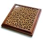 Leopard Print Gold and Brown - 8x8 Trivet With 6x6 Ceramic Tile