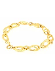 18K Yellow Gold Oval Link Bracelet