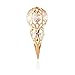 24K Gold Plated Icicle Ornament Made with Genuine Matashi Crystals