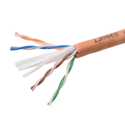 Cable Matters In-Wall Rated (CM) Cat6 Ethernet Cable in Orange 1000 Feet