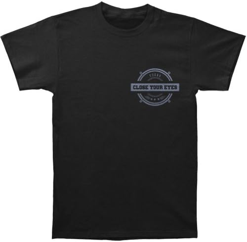 Close Your Eyes Men's TXHC T-shirt Medium Black