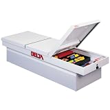 Buy Delta 901000 White Full Size Steel Gull Wing Dual Lid Crossover Truck Box by Delta