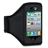 IPHONE 4 / IPHONE 4S SPORTS GYM ARMBAND - BLACK PART OF THE QUBITS ACCESSORIES RANGE