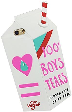 iPhone 6 Case | TOPBY Cute 3D Milk Drink Box Silicone Rubber Case | Protective Skin for iPhone 6 4.7'' (White)