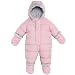 Baby : puffer snowsuit(prwdr pink 12mos)