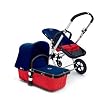 Bugaboo Cameleon - Red Base, Canvas - Blue
