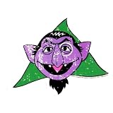 Sesame Street - Count Head Decal - Sticker