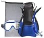 U.S. Divers / Aqua Lung Sport St. Tropez LX Mask, Seabreeze II Snorkel, Trek Fins & Mesh Bag