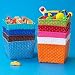 Kids Storage Strap Shelf Basket - Shelf Basket (Lt. Blue) 9 x 10.5 x 6h