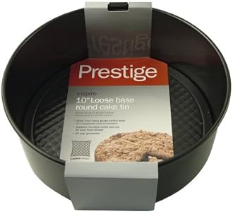 PrestigeInspire Steel 26 cm Round Cake Tin - Black
