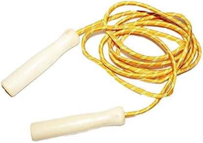MolGym 8.5-foot Quality Wooden Handles Adjustable Jumping Rope for Boys and Girls 3colors
