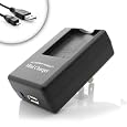 PRO SERIES Dual Charge Combo NIKON EH-68P Equivalent AC Adapter & MH-63 External AC DC Mini Charger with UC-E6 USB 2.0 A male to mini B 8-pin male Interface cable for CoolPix S3000 and S4000 Digital Cameras.