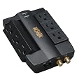 Tripp Lite HTSWIVEL6 6-Swivel-Outlet Home Theater Surge Protector (1500 Joules, Tel/Coax)