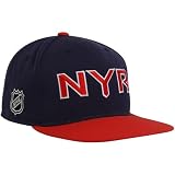 NHL New York Rangers Reebok Snapback Hat (Blue/Red)