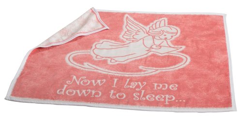 Biederlack Heavenly Comfort Bedtime Prayer Throw Blanket, Pink