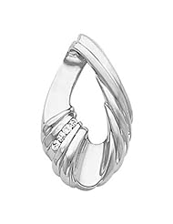 Platinum Diamond Pendant/Slide - 0.10 Ct. -- LIFETIME WARRANTY