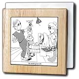 The Birth Of Houdini - 6 Inch Tile Napkin Holder