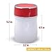 Stainless Steel Lunch Container | 14 OZ (400 ml) BPA Free Food Jar Keeps Your Food Hot or Cold - Eco-friendly, Insulated Food Jar | Red | by Zell