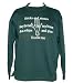 Sweater bottle green adults S(10-12) 'Sticks and stones may break my bones but whips and spurs excite me'