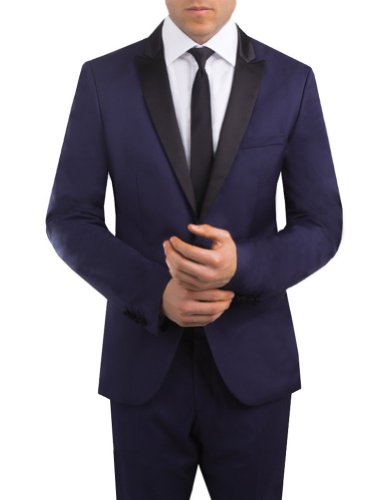 Selected Homme Men's Peak Lapel Slim Fit Tuxedo Jacket