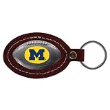 Michigan Wolverines NCAA Football Key Tag (Leather)