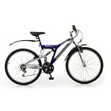 Barracuda Tremor 21-speed Full-Suspension Cycle Blue/Silver 18 Frame