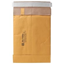 Quality Park Sealed Air Jiffy Padded Mailer, #6, Self Seal, 12.5 x 19 Inches, Pack of 50 (SEL86027)