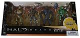 Halo Reach McFarlane Toys Series 1 Exclusive Action Figure 4Pack Collector Box Set Jorge, Emile, Elite Minor GREEN Spartan Mark V