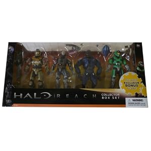 Halo Reach McFarlane Toys Series 1 Exclusive Action Figure 4Pack Collector Box Set Jorge,... by 