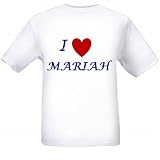 I LOVE MARIAH - Name-series - White T-shirt
