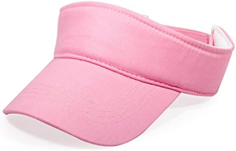USfafa Outdoor Golf Tennis Baseball Summer Visor Cap Cotton Kids Boys Girls Sunhat Pink