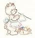 Lots of Teddy Bears Aunt Martha's Hot Iron Embroidery Transfer