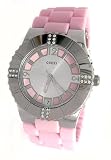 GUESS Womens Swarovski Crystal Heart Dial Watch