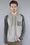Big Save ORISUE The Rhon Hoody in Light Grey hood ,Sweatshirts for Men