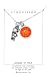 Clayvision Hoops Girl w/Color Basketball Charm on a Necklace